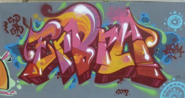 Erbra - graffiti - Foire de Cournon 2013