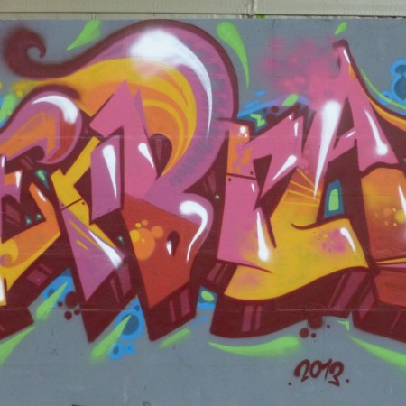 Erbra - graffiti - Foire de Cournon 2013