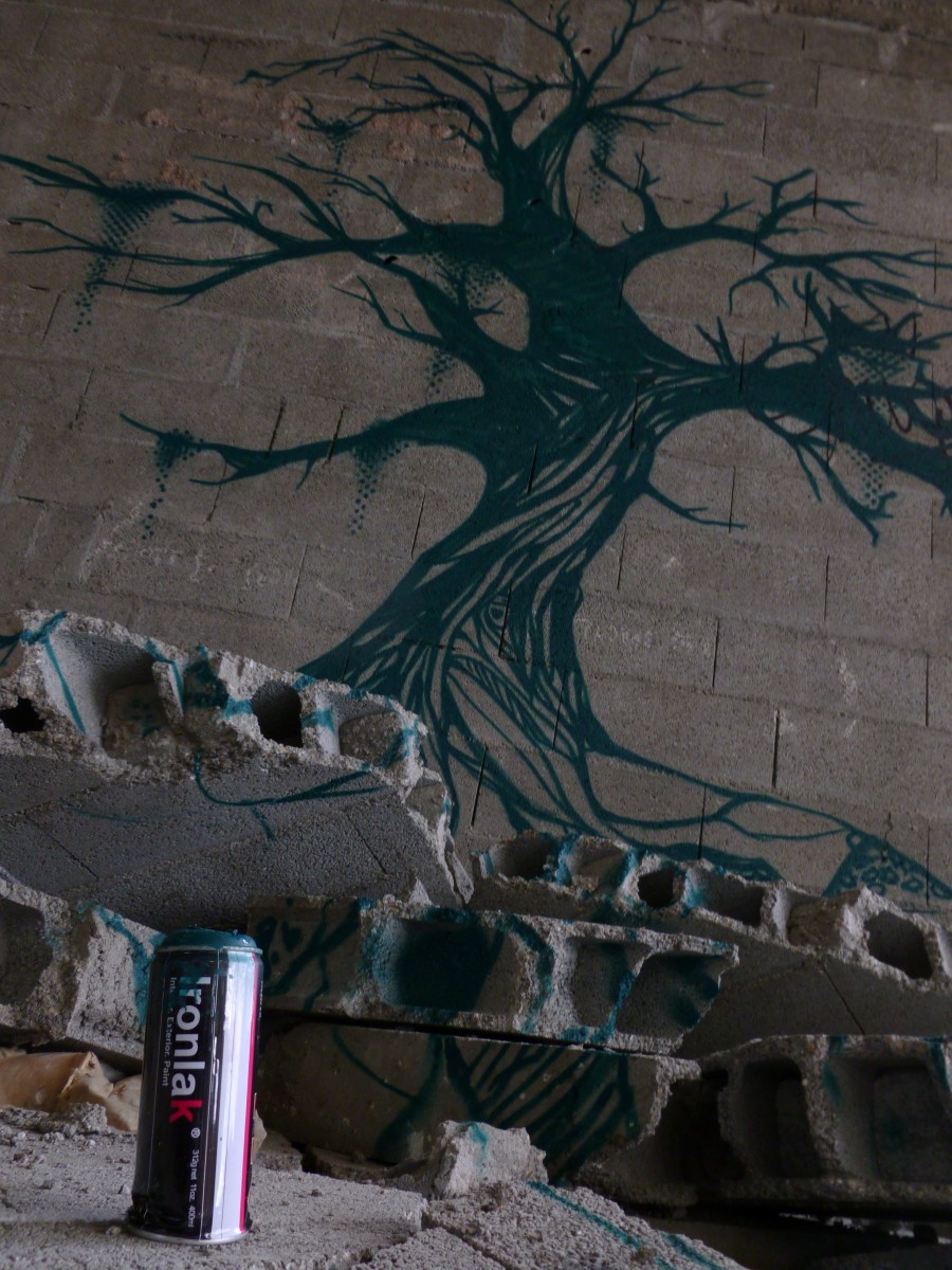 l'arbre- graffiti- ironlak